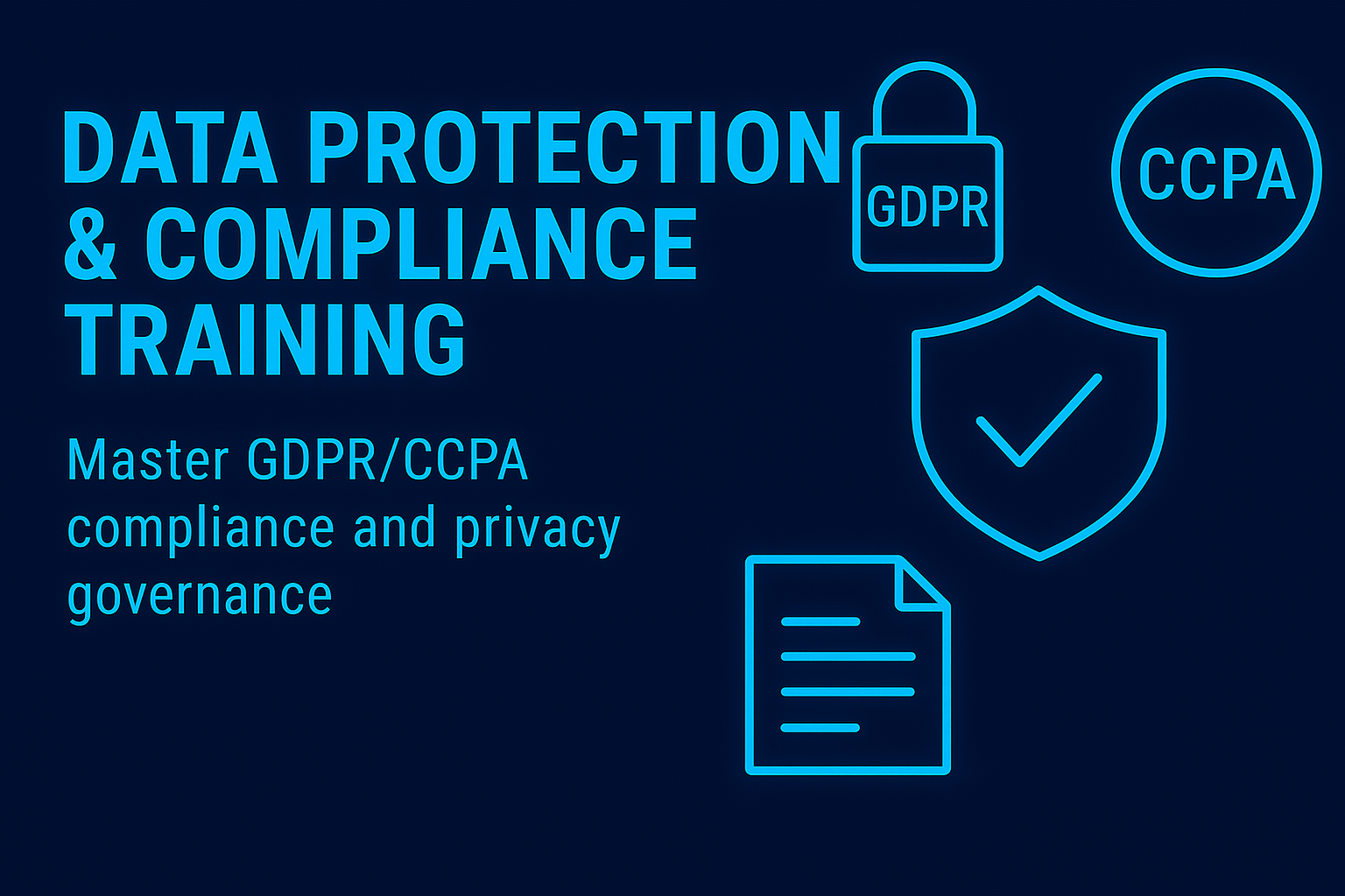 Protection des Données & Conformité (GDPR, CCPA)