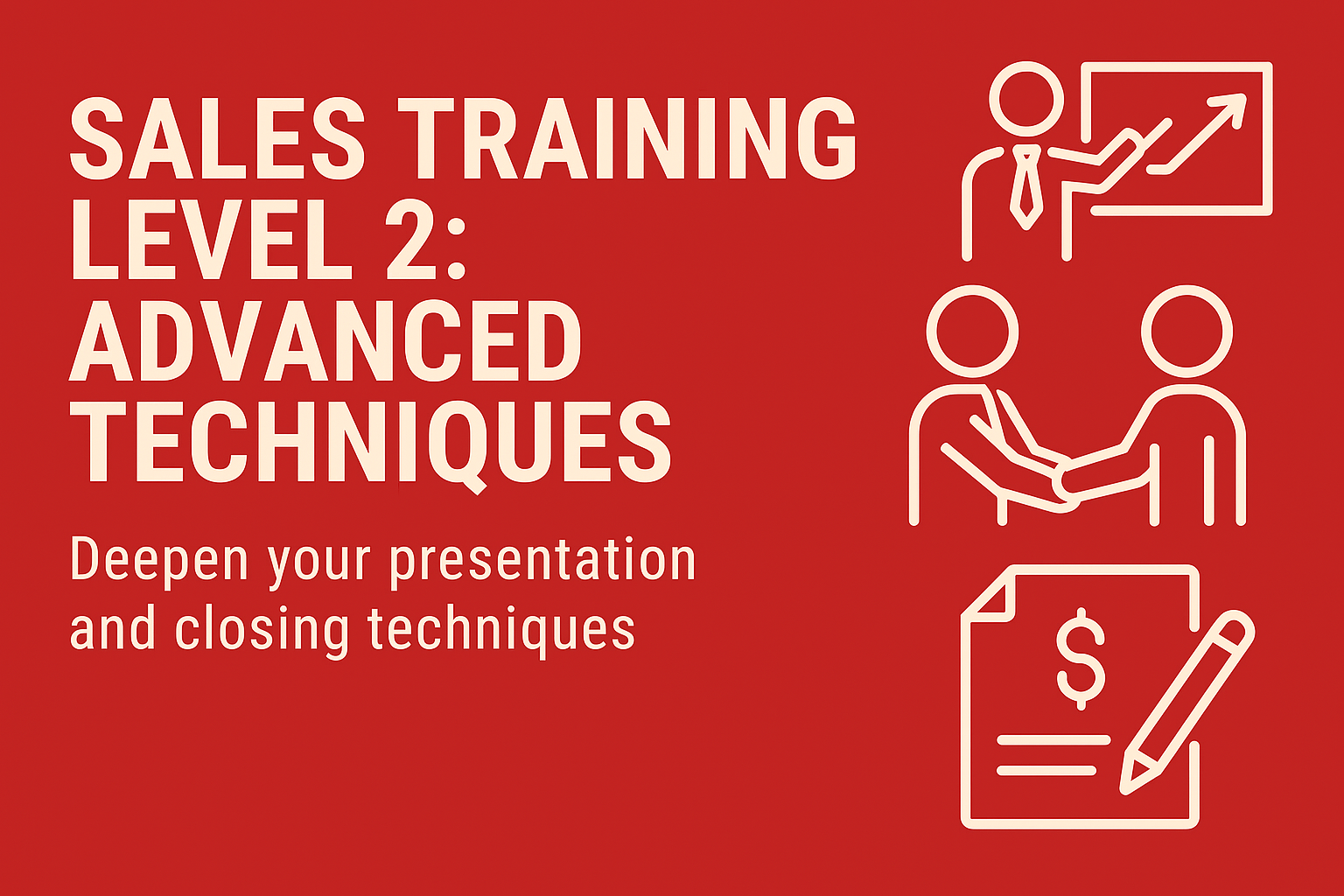 Formation Vente Niveau 2 : Techniques avancées