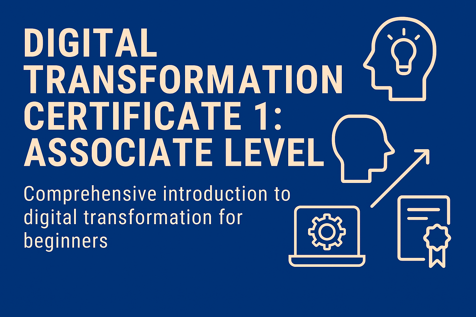Digital Transformation Certificate 1 – Niveau Associé