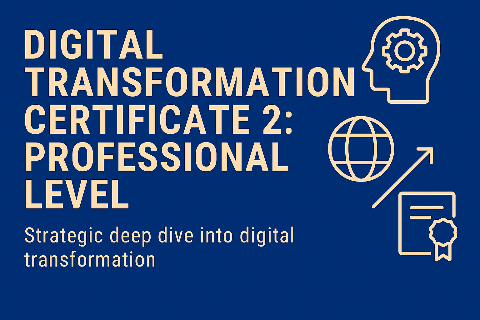 Digital Transformation Certificate 2 – Niveau Professionnel